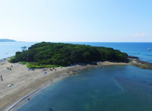 沖ノ島の風景